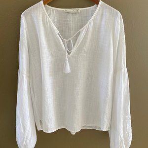 Abercombie & Fitch 100% Cotton Boho blouse Size M